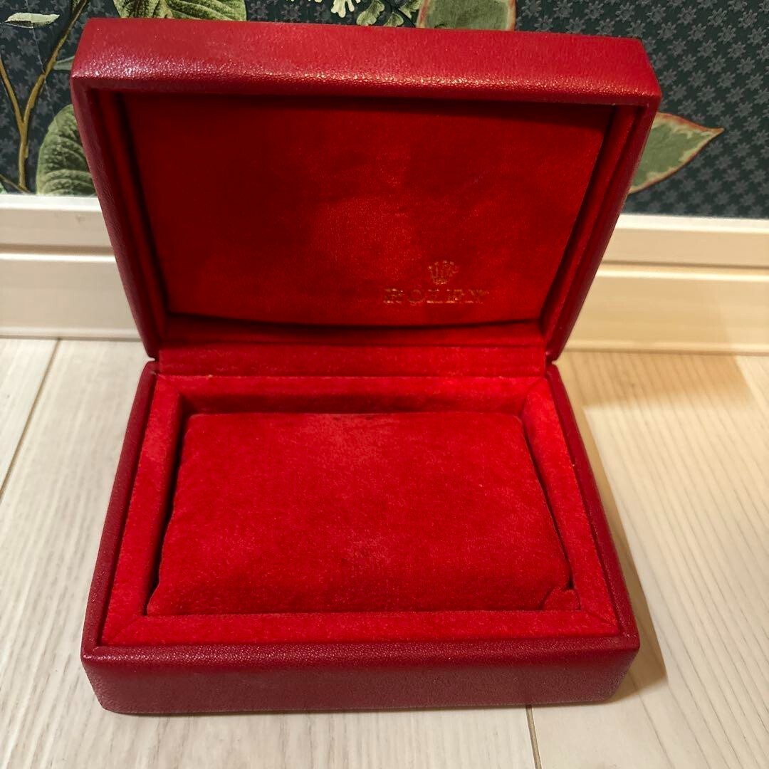 ROLEX レザーケース 赤 ROLEX Watch Case Red Leather Rolex Box only | eBay
