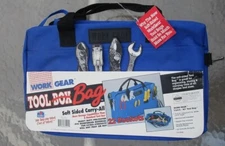 WORK GEAR GRB-401-Royal Blue Soft sided TOOL BAG 22 Pockets,17.5" NEW w/tags