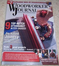 Woodworker's Journal Magazine September/ October 2007 woodworking