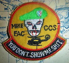 You Don't Show Me Sh*t - Patch - US RANGER - 173rd MIKE FAC - Vietnam War, M.759