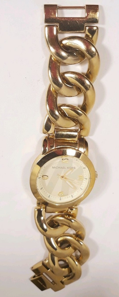 Women Michael Kors Watch Runway Mk3161 Gold Case Steel Twist  display picture 2