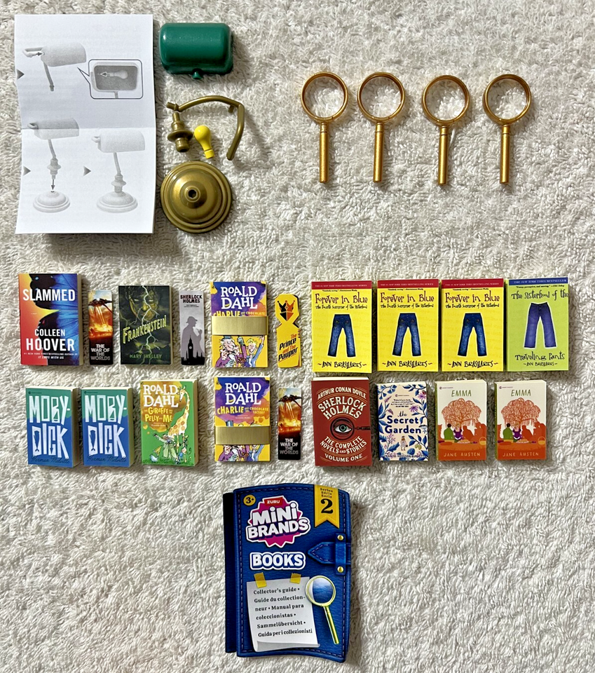 ZURU MINI BRANDS BOOKS SERIES 2 LOT OF 15 INCLUDES RARES & ULTRA RARE ...