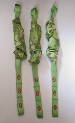 Fisher Price Rainforest Jumperoo 3pc FABRIC SPRINGS Replacement Parts Green Set