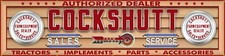 Cockshutt Tractor Farm Dealer Letter Sign Remake Banner Art Mural Large Sizes