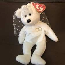 TY Beanie Baby - HERS the Bride Bear (Internet Exclusive) (8.5 inch)