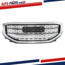 For 2017 2018 2019 GMC Acadia Denali Chrome 84378394 Front Upper Grille Assembly