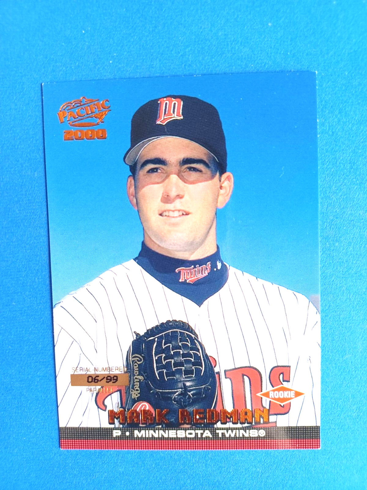 2000 PACIFIC MARK REDMAN #253 SERIAL NUMBERED #06/99 MINNESOTA TWINS