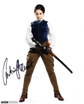 CATRIN STEWART als Jenny - Doctor Who ORIGINAL SIGNED AUTOGRAMM