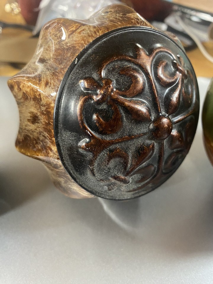 Decorative Mosaic Sphere Glass Balls. LOT OF 4. Home Decorative Balls