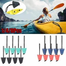 1/4/8x Silicone Kayak Scupper Plug Kit Canoe Drain Holes Stopper Bung Universal