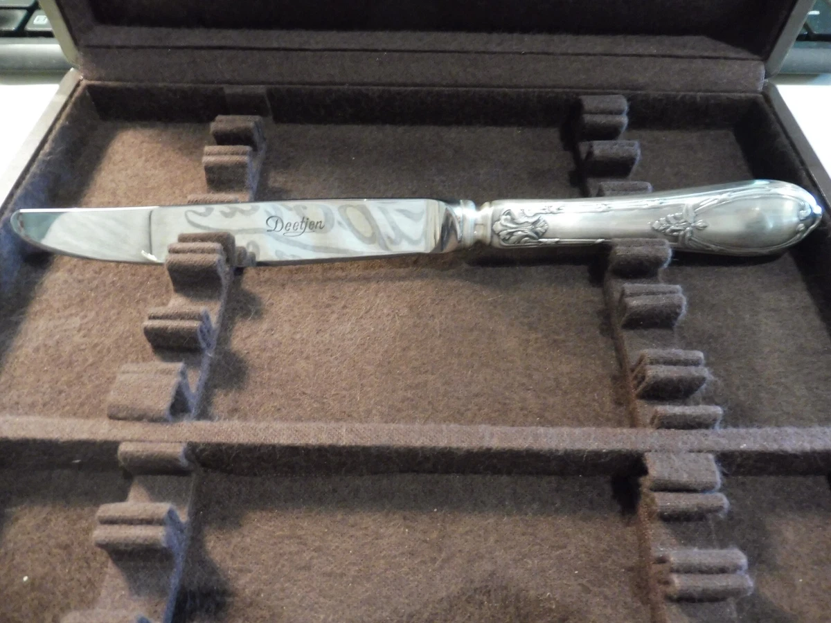 COUTEAU SOUS BLISTER DEETJEN METAL ARGENTEE POUR REASSORT - ACHAT UNITEE