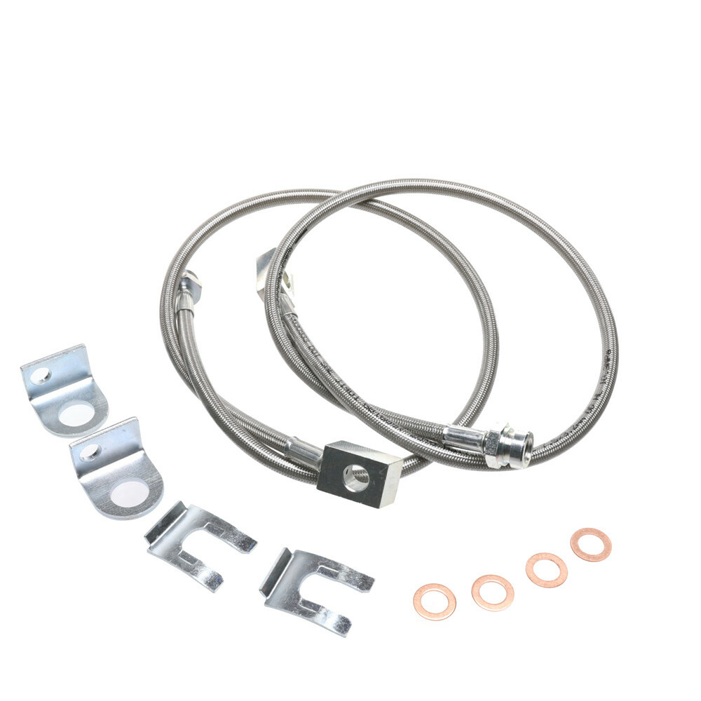 For Jeep TJ YJ & XJ 8706 26" Long Stainless Steel FRONT Extended Brake