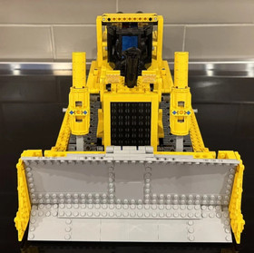 Lego Motorized Bulldozer 8275 Technic 100% Complete Set Working 1384 Pcs no Box