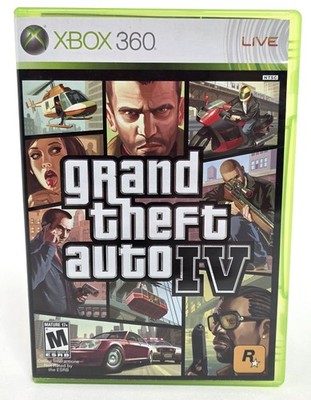 Grand Theft Auto IV  (Microsoft Xbox 360) Complete w/ Manual & Map - Tested