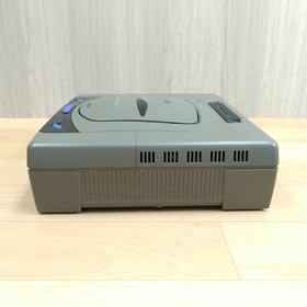 Sega Saturn Console with Virtua Gun, Hori Fighting Stick & 3 games Japan Gray