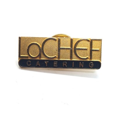 LaChef Catering Logo Staff Pin Restaurant Uniform Kitchen Service Vintage