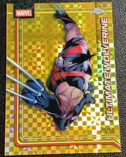 Ultimate Wolverine 2026 Topps Chrome Marvel Comics Gold X-Fractor Base /50 #184