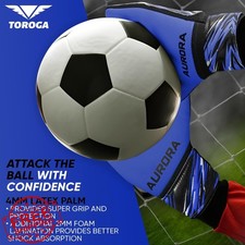 GRIPKNOX Goalkeeper Gloves: Soccer, Strong Grip, Double Waist