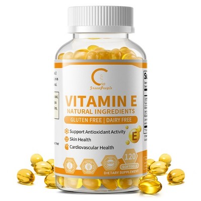 Vitamin E Kapseln Antioxidans Ergänzung für Gelenke, Herz, Augen und Haut