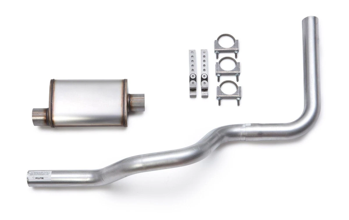 3" Single Exhaust Kit For 94-03 Dodge Ram 1500 – Flowmaster Super 44 Muffler Back Installer Kit