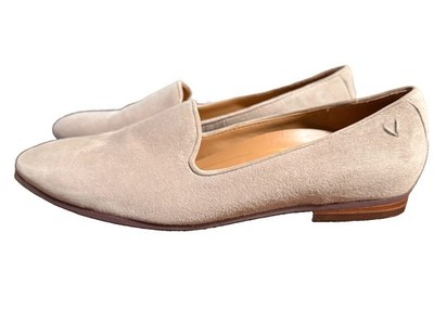 Vionic Willa Slip-on Women's Flat Dark Taupe Suede Size 7 Comfort Casual Shoes