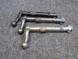 GROUP OF 3 US. MODEL 1903 & O3 A3 SPRINGFIELD RIFLE BOLT BODIES VERY GOOD COND.