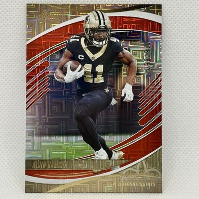Alvin Kamara 2025 Panini Absolute Red Squares /850 New Orleans Saints #36