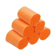 12 Rolls Latch Hook Yarn, Latch Hook Kit Yarn Hook Rugs Crochet, Light Orange