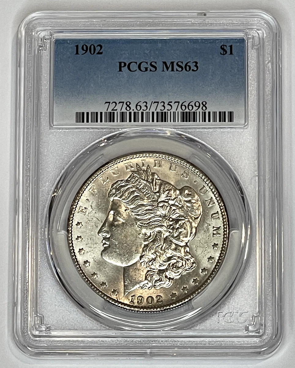MS 63 Graded 1902 Year Morgan US Dollars (1878-1921) for sale | eBay