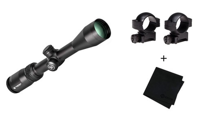 #ad VORTEX Crossfire II 3 9x40mm Riflescope w 1quot; Scope Rings and Microfiber Cloth $129.00