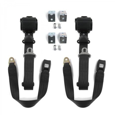 IH Scout 1961 - 1980 Standard 3pt BK Seat Kit w/Brackets-2 Belts  