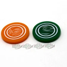 Carrom Design Striker set INDIA BEST QUALITY COINS GOTI Plastic - 4 Striker/DISK