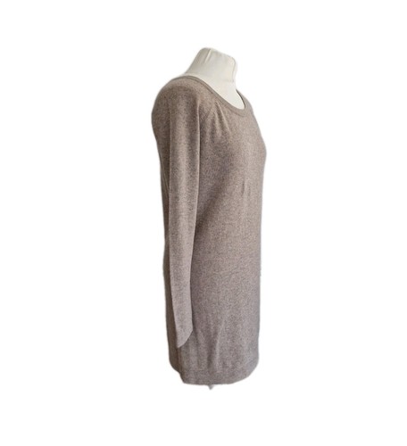 Gap Womens Oatmeal 100% Cashmere Long Sleeve Shift Jumper Dress. Small/UK 8-10. - Picture 4 of 16