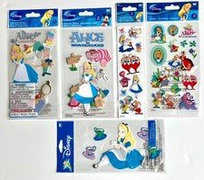 Jolee's Disney Alice in Wonderland Stickers, SUPER RARE STICKERS, You PICK 