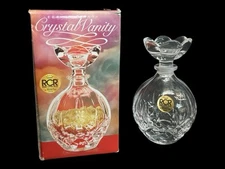 Royal Crystal Rock RCR Made in Italy Rubino Perfume Bottle 24% PBO Lead