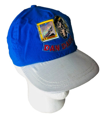 Baseball Cap Dan Dare Blau Neu Verstellbar Vintage ra