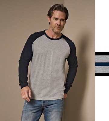 3er Pack Tee Jays Baseball Tee Long Sleeve 5072 Herren Langarm T-Shirt NEU