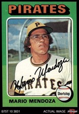 1975 Topps #457 Mario Mendoza Pirates RC 8 - NM/MT