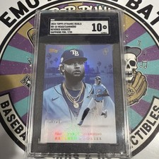 2024 Topps Dynamic Duals Sapphire Foil 7/25 Junior Caminero Curtis Mead SGC 10