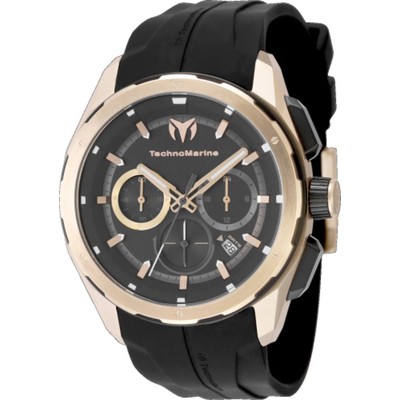 Technomarine Ocean Chronograph GMT Quartz Black Dial Men's Watch TM-318106