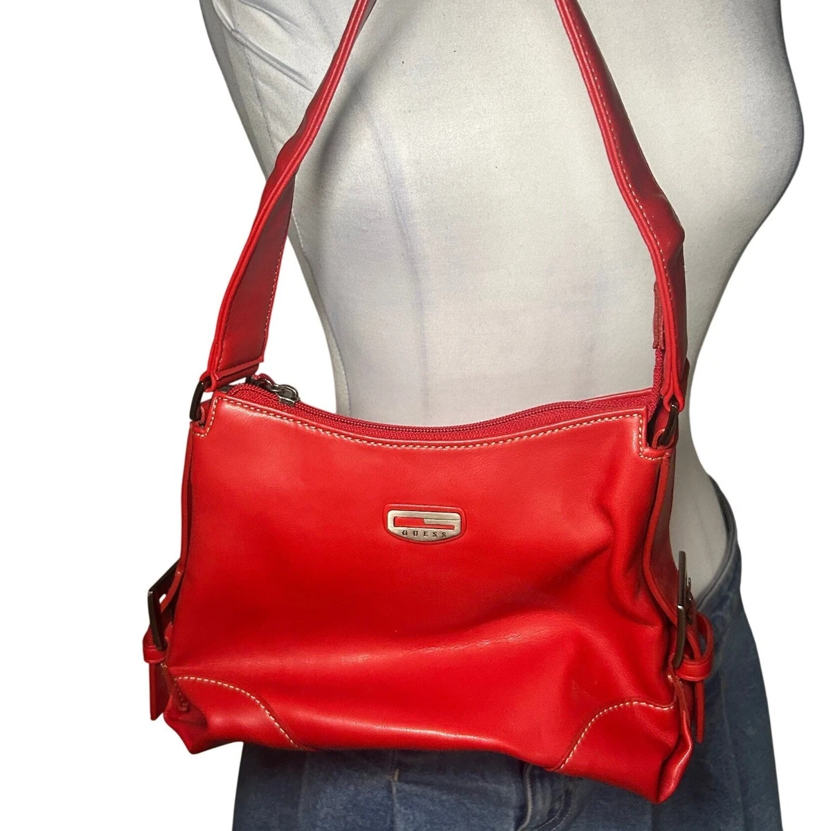 GUESS Red Bags & Handbags for Women for sale - eBay