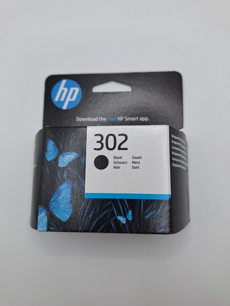 HP 302 Original Tintenpatrone - Schwarz (F6U66AE#UUS) - Mhd: Dez. 2027-image