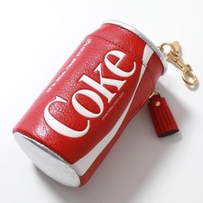 ANYA HINDMARCH "Coca Cola" Coin Purse Charm Capra in Bright Red from Japan