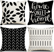 Throw Pillow Covers 20X20 Inch, Pillow Covers 20X20,Squar Pillow Covers Set of 4