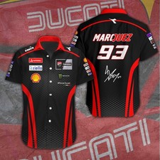 Ducati Lenovo Team x Marc Marquez Short Sleeve Dress Shirt