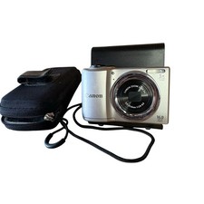 Canon PowerShot A810 HD 16.0MP 5x Zoom Digital Camera SILVER With Case - TESTED