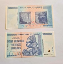 Souvenir Banknote - Zimbabwe 2008  - Ultra selten ! AA.. Seriennummer Scheine