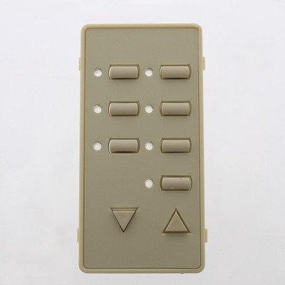 Leviton DCK6S-BI Blank Ivory Face Plate Color Change Kit For 6-Scene Controller