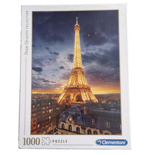 Clementoni 1000 Piece Puzzle Tour Eiffel Tower Paris Sunset Brand New Sealed