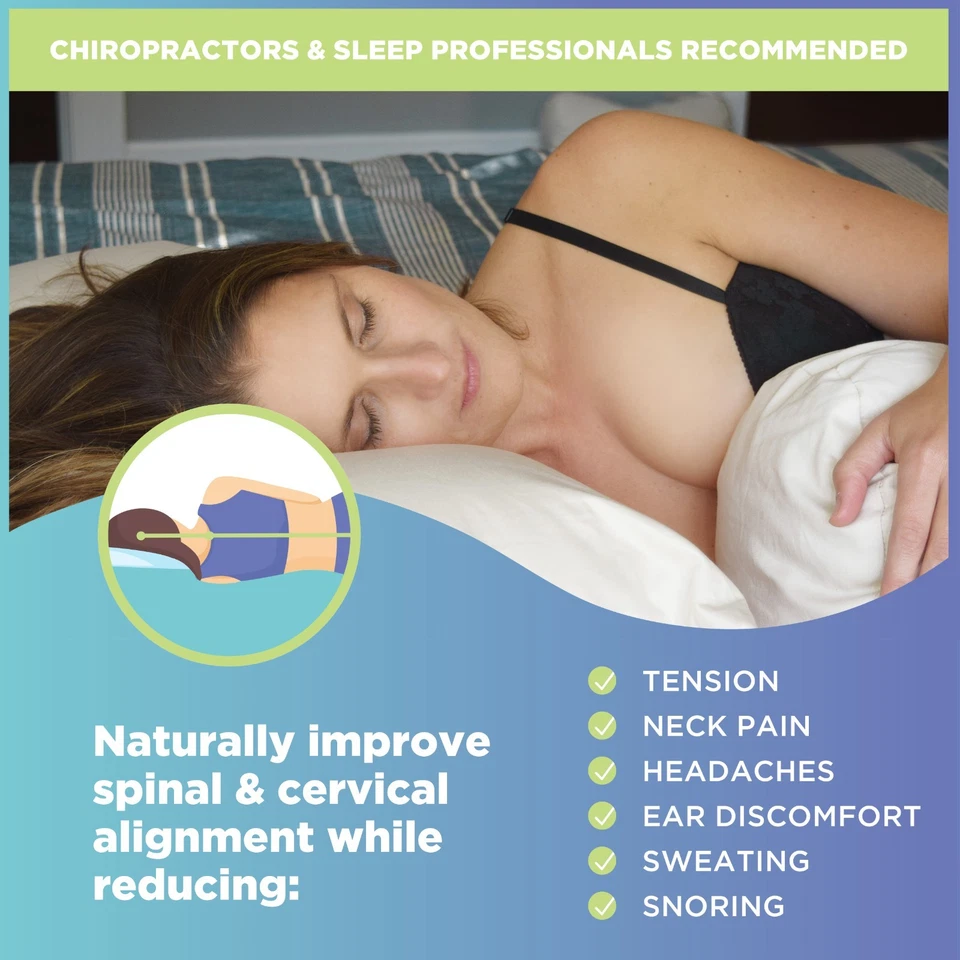 Buckwheat Bed Pillow - Organic Cotton Fabric and Fill Soft Pillow for Sleeping - Image 3 of 4